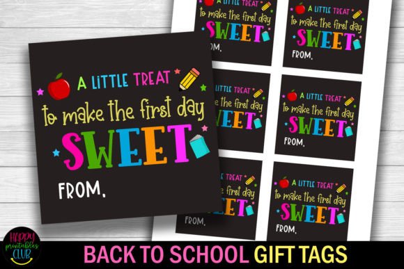 A Little Treat: Back to School Gift Tag