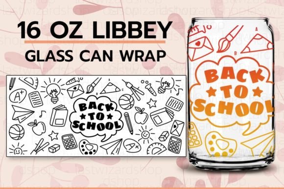Back to School 16 Oz Libbey Can Wrap: A Versatile Tool for Creative and Business Professionals