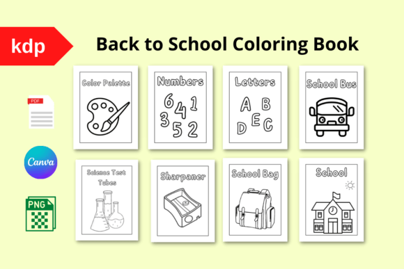 Back to School Coloring Book