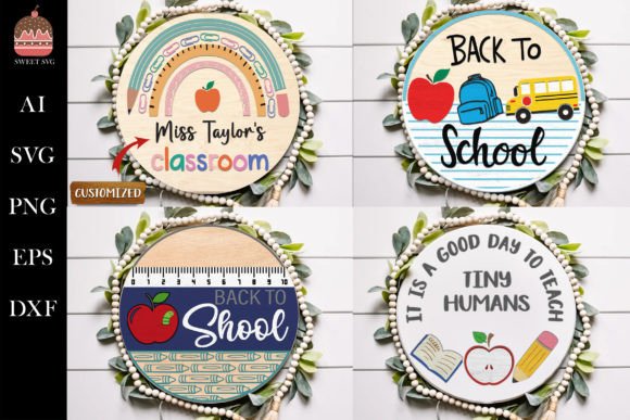 Back to School Round Sign SVG Bundle: A Practical Solution for Creative Projects