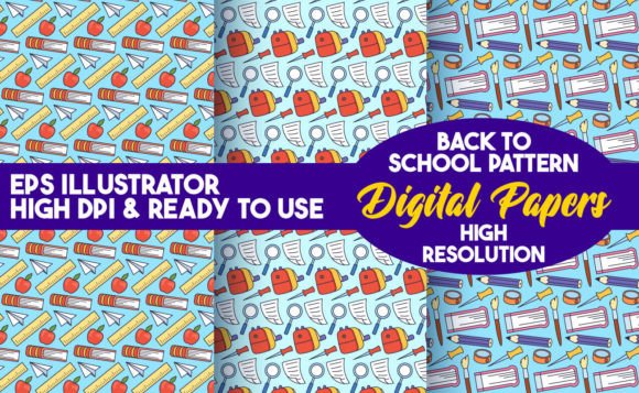 Back to School Seamless Pattern Pencil: A Versatile Tool for Creative Projects