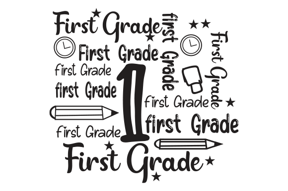 First Grade Back to School Word Art SVG: A Creative Tool for Modern Designers