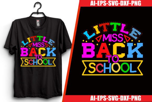 Little Miss Back to School T-shirt: A Strategic Design for Creative Expression and Branding
