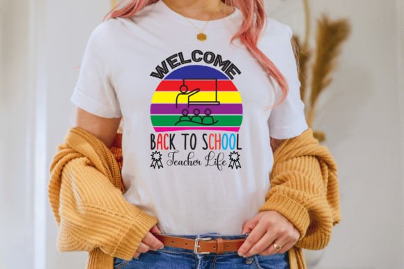 Welcome Back to School Teacher Life Svg: A Versatile Design for Creative Projects